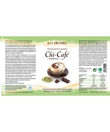 Chi Cafe Balance Powder 450 Grammes - Buy Online on GoSupps.com