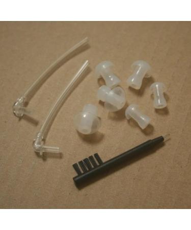 Hiibaby 2 x Sound Tubes + 6 x Ear Plugs/Pieces/Domes + 3in1 Hearing Aids Cleaning Tool - Buy Online on GoSupps.com