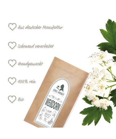 Premium Organic Hawthorn Tea 250g - Crataegus Flowers & Leaves | Additive-Free Herbal Infusion | Noble Herb - Buy Online on GoSupps.com