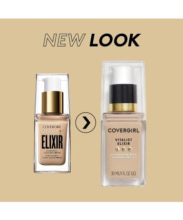 Covergirl Vitalist Elixir Foundation SPF 20 - 657 Golden Tan - 1 Oz - Buy Online on GoSupps.com