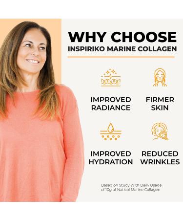 Marine Collagen Powder for Women with Hyaluronic Acid, Vitamin C, Biotin & MSM | Hydrolyzed Peptides Powder | 6 Clinical Studies | 15 Servings - Buy Online on GoSupps.com
