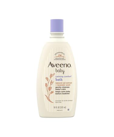 Aveeno Baby Calming Comfort Bath 18 Fl Oz - Lavender & Vanilla Scents, Hypoallergenic, Tear-Free - Paraben & Phthalate-Free - Buy Online on GoSupps.com