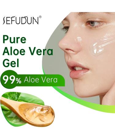 Aloe Vera Gel Organic Aloe Vera Gel Natural Aloe Vera Gel Moisturizing Soothing and Moisturizing Repairing Sunburn and Scars Face Care Body Hair 50 g - Buy Online on GoSupps.com