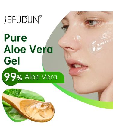 Aloe Vera Moisturizer for Face - Skin Repair, Sunburn Relief | Anti-Scarring & Aging | ECO-FRIENDLY & CRUELTY-FREE - Buy Online on GoSupps.com