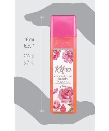 KIFRA PINK Concentrated Laundry Fragrance 200ml - Long Lasting Scent for 80 Washes - Buy Online on GoSupps.com