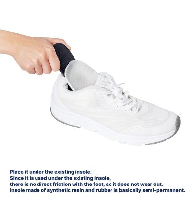 Doctor Balance Insole for Leg Length Discrepancy Treatment - Orthotic Insoles for Musculoskeletal Disorders & Plantar Fasciitis - Black (S) - Buy Online on GoSupps.com