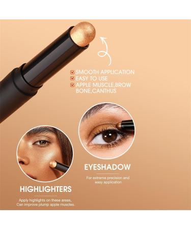  Generisch 2024 Eyeshadow Pencil 8 Colors Multicolor Glitter Eyeshadow Long Lasting High Lightening Powder Vegan (One Size) - Buy Online on GoSupps.com