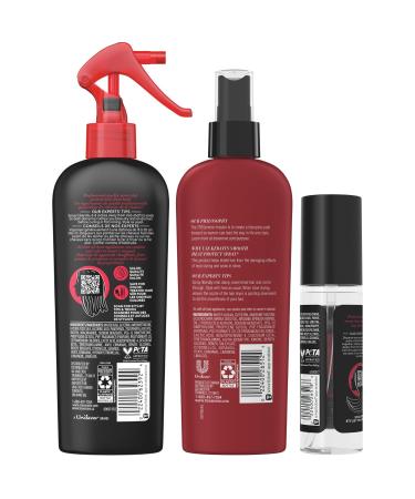 TRESemm Expert Keratin Smooth Hair Care Set - Heat Protection Spray Shine Serum with Marula Oil and Thermal Leave-in Spray Anti-Frizz Products (3 Piece Set) - Buy Online on GoSupps.com