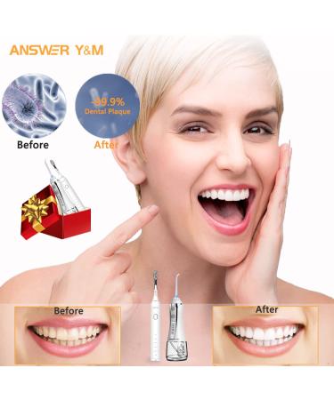 Cordless Water Flosser & Electric Toothbrush Combo for Whiter Teeth and Healthier Gums - Ideal for Oral Braces - Buy Online on GoSupps.com