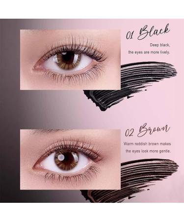 Onlymay Mascara - Onlymay Tubing Mascara Onlymay Mascara Waterproof Onlymay Fine Curling Mascara Fine Comb Mascara Brush Slimming Curling Waterproof Long-Lasting & No smudging (Primer+Black) - Buy Online on GoSupps.com