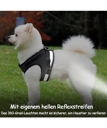 Adjustable Cat Leash Set - Reflective Vest & Leash for Cats & Kittens - Polyester Cat Harness (Black Medium) - Buy Online on GoSupps.com