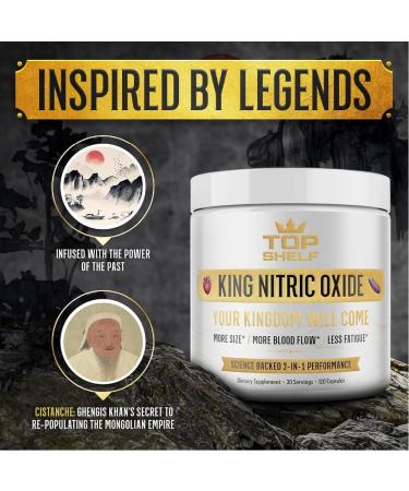 Buy Premium Nitric Oxide Supplement for Men - 6-in-1 Blood Flow Stamina & Energy Booster | 120 Capsules - Fast International Shipping - Buy Online on GoSupps.com