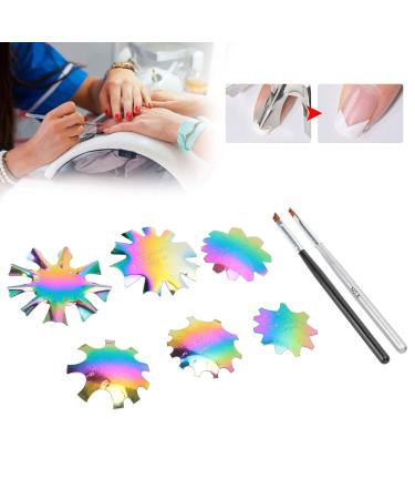 Nail Art Edge - Practical French Nail Stencil for DIY Nail Art & Home Salons | Perfect for Nails & Toenails - Buy Online on GoSupps.com