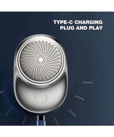 Buy Pocket Size Portable Shaver - Lightweight Travel Electric Shaver for Men | Perfect Gift for Dad & Boyfriend (Silver - Buy Online on GoSupps.com