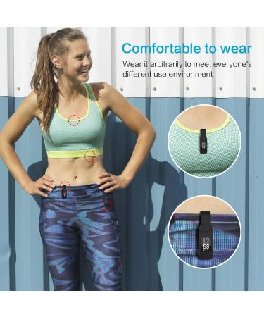 EEweca 2-Pack Clip for Fitbit Inspire or Inspire HR Holder Accessory  Black+Gray (not for inspire 2) - Buy Online on GoSupps.com
