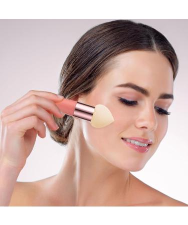 Sibba Makeup Sponge Set - 3 Pieces Blending Sponges & Brushes for Foundation Cream Powder and Peeling Masks | Beauty Blender with Handle - Perfect for All Skin Types - Buy Online on GoSupps.com