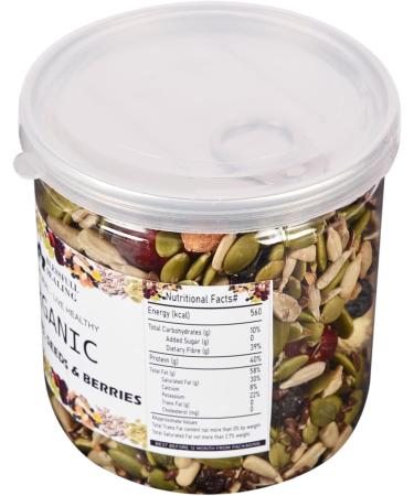 Blessfull Healing Organice Mixed Nuts Seeds & Berries 2 lb (907 Gram) Airtight Container (Packing May Vary) - Buy Online on GoSupps.com