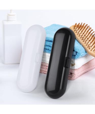 2 Pack Electric Toothbrush Travel Case for Oral-B Pro & Other Electric Toothbrushes - Portable Holder (Black & White) - Buy Online on GoSupps.com