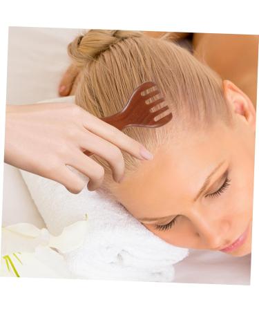 Portable Wooden Scalp Massage Comb - Bcoath No Static Hair Comb for Men | Premium Ridge Design for Ultimate Relaxation - Buy Online on GoSupps.com