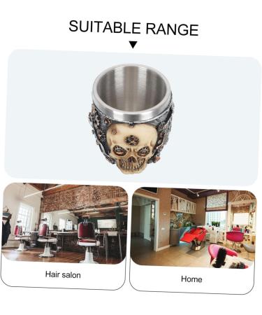 Minkissy 2-Pack Stainless Steel Soap Holder for Men Rustproof Shaving Shell in 2 Colors 8.5x7cm - Buy Online on GoSupps.com