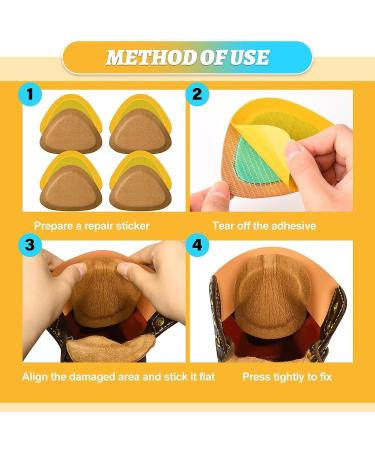 Leather Boots Heel Grips Liner Cushions 4 Pair Premium Heel Cushion Inserts for Women/Men Loose Shoes Heel Pads Improved Comfort and Fit for Sneaker Leather Shoes High Heels Brown Yellow 4 Pair - Buy Online on GoSupps.com