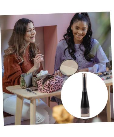 NOLITOY Double Ended Foundation Brush - Multi-Use Eye & Face Makeup Applicator for Travel | Artificial Fiber Loose Powder Brush - Buy Online on GoSupps.com