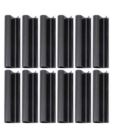 Pool Clip Windproof Pool Clamp | Rust Resistant Black Pool Wind Clips to Protect Swimming Pool with Greenhouse Film Hulzogul 12pcs