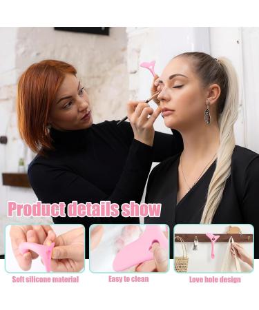 Eyeliner Stencils Aid 3 in 1 Silicone Eyeliner Tool Eyeliner Applicator Tool for Eyelash Lipstick Eyeliner (Pink) - Buy Online on GoSupps.com