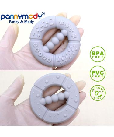 Panny & Mody Chewing Chain Necklace for Boys & Girls - Sensory Chewable Jewelry & Silicone Bite Ring for Autism & ADHD | Gray - Buy Online on GoSupps.com