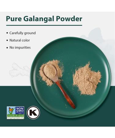 Organic Galangal Powder 8 oz - Non-GMO, Kosher | Ideal for Thai Soups - Soeos - Buy Online on GoSupps.com