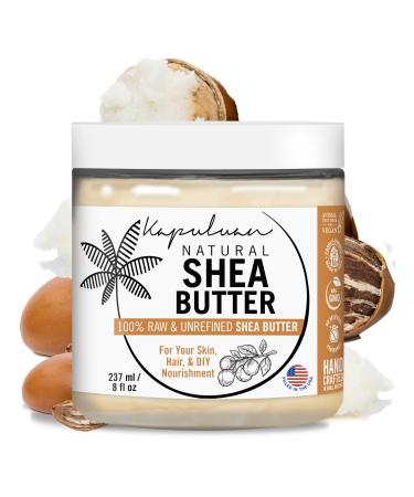 Shea Butter Raw Unrefined Pure Shea Butter Raw for Skin Hair and Face - Shea African Butter Skin Moisturizer Stretch Marks and Acne Scarring .5 lb
