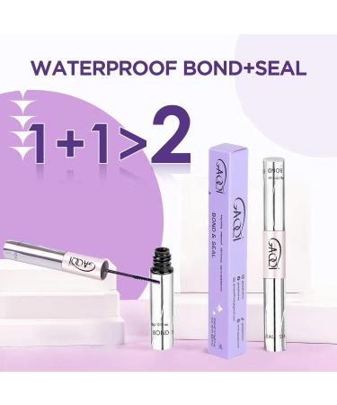 GAQQI Waterproof Lash Bond & Seal - 10ML 2-in-1 Eyelash Glue for DIY Eyelash Clusters - Long-lasting Hold 48-72 Hours - Buy Online on GoSupps.com
