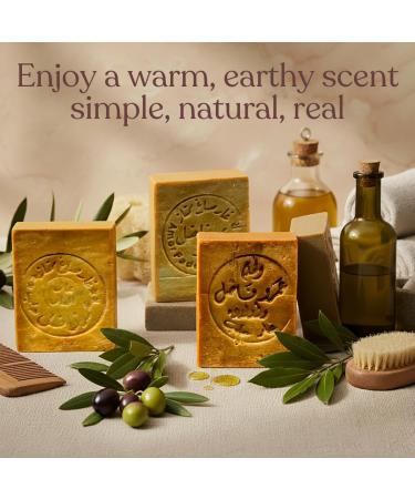  Green Fadel Aleppo Soap 20% Laurel Oil 80% Olive Oil 1 x ca. 200g (Elegant) Olive Oil Soap Natural Handmade Vegan Face And Body Soap - Buy Online on GoSupps.com