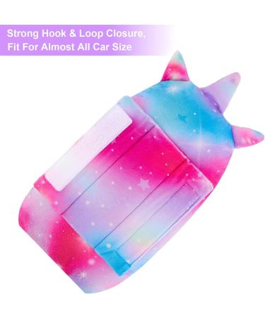Beinou Unicorn Car Seat Belt Pillow - Hot Pink Seatbelt Strap Cover for Kids with Soft Head and Shoulder Support Cushion - Buy Online on GoSupps.com