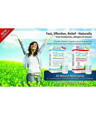 Sinol Headache Relief Spray | Migraine, Cluster, Tension | 15ml - Buy Online on GoSupps.com