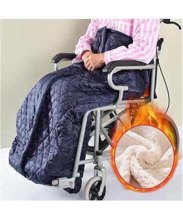 Wheelchair Fleece Wrap Blanket Waterproof Winter Waterproof Blanket Universal Wheelchair Accessory for Lower Body Warmer
