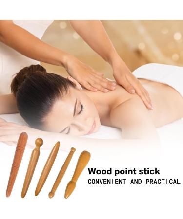Buy PIMXL 5-Piece Trigger Point Massager Set - Massage Wood Tools for Pain Relief & Muscle Relaxation | International Shipping - Buy Online on GoSupps.com