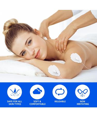 20-Pack TEC.BEAN Latex-Free TENS/EMS Unit Replacement Pads | Long-lasting Electrode Pads for MEDVICE Belifu TENS Machine - Buy Online on GoSupps.com
