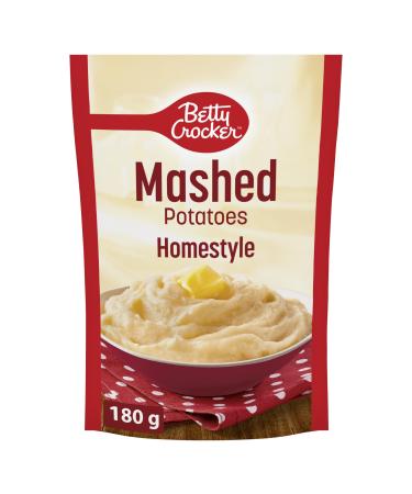 BETTY CROCKER Mashed Potatoes Homestyle Flavour Made with Real Potatoes 180 Grams Package of Mashed Potatoes