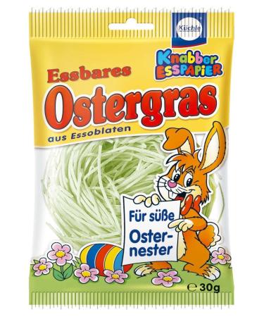 K chle Easter Grass 3-Pack | Edible Green Easter Grass Made from Wafers | Perfect for International Shipping - Buy Online on GoSupps.com