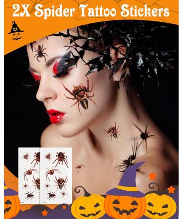 Lictin Halloween Clown Makeup Kit - 13 Pcs Face Body Paint Set with Fake Blood Gel, Brushes & Sponges - Perfect for Adults SFX Joker Zombie Vampire Skeleton Looks - Buy Online on GoSupps.com