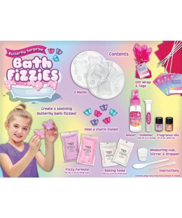 Creativity for Kids Butterfly Surprise Bath Fizzies - DIY Bath Bomb Kit (Makes 6) - Buy Online on GoSupps.com