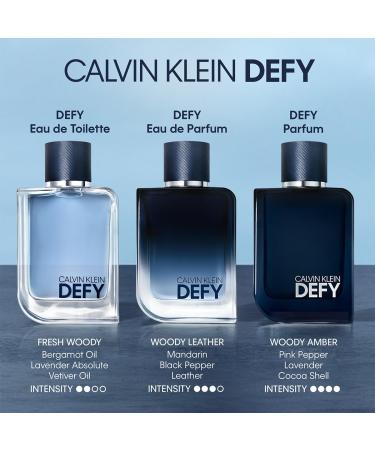Calvin Klein Defy Eau de Toilette Woody Men's Cologne With Notes of Bergamot Oil Lavender Absolute & Vetiver Oil Long Lasting Fragrance 3.3 Fl Oz (Pack of 1) - Buy Online on GoSupps.com