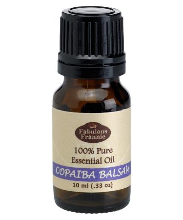 Fabulous Frannie Copaiba Balsam 100% Pure Undiluted Essential Oil 10ml (Pack of 1)