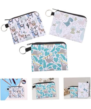 FOMIYES 3pcs Coin Purse Travel Bags for Women - Mini Wallet & Period Bag with Zip Coin Pouch - Assorted Colors - 11X9X0.5CM - Buy Online on GoSupps.com