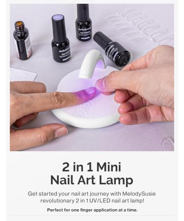 MelodySusie Cordless Mini UV LED Nail Lamp | Art05M Rechargeable Flash Cure Light for Gel X Nails & Nail Extensions  - Buy Online on GoSupps.com