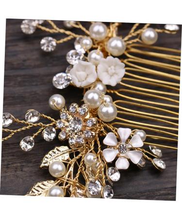 Didiseaon Alloy Hair Comb Crystal Hair Comb Bridal Hair Comb Women Hair Comb Hair Accessories Wedding Women's - Buy Online on GoSupps.com