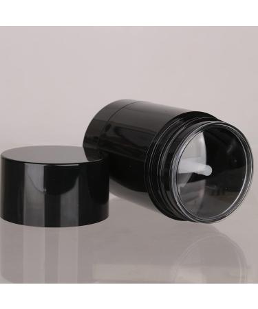 COSIDEA 6pcs Black Round empty 75g / 2.5OZ deodorant containers Bottom Filling large twist up tubes for hair wax chapstick bottle 75g/2.5oz Black - Buy Online on GoSupps.com