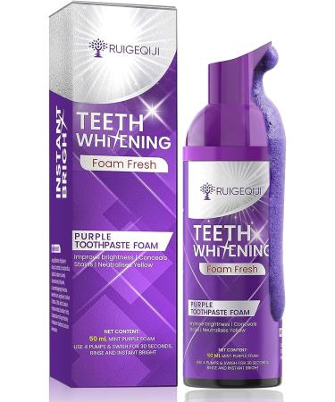Purple Toothpaste for Teeth Whitening: Teeth Whitening Toothpaste - Purple Toothpaste Whitening Teeth Stain Remover 50ML