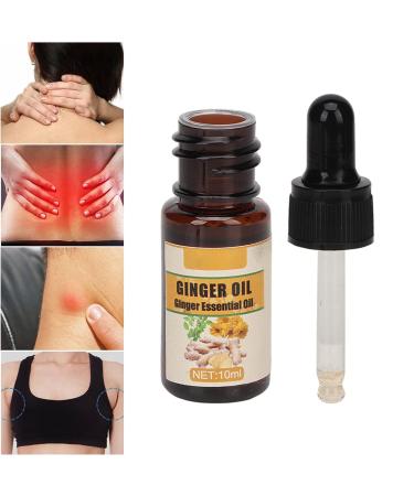 Ginger Oil 2 Pack - 10ml Lymphatic Massage Oil for Muscle Relief | Alternative Body Care Remedy - Buy Online on GoSupps.com